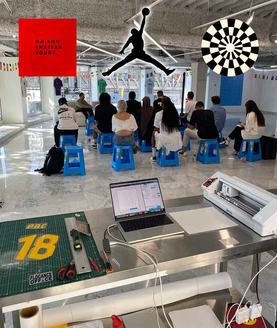 Pop-up Barbès — t-shirt PSG personnalisé